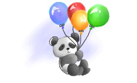 Kiu の 風船 の絵