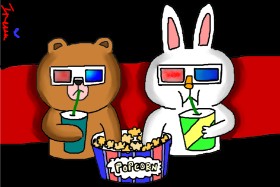 InessA の ポップコーン の絵