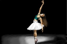 Drawing of Ballerina by RadiouChka🍉