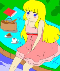 ヴィクトル の ピクニック の絵