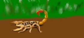 Skorpion-Zeichnung von Choco tomato