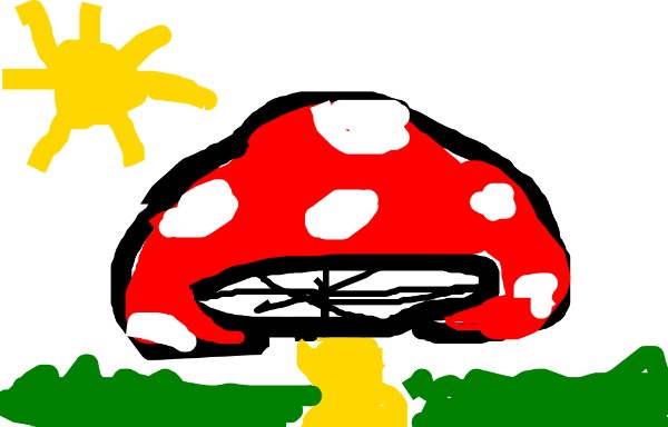 Рисунок на тему «Гриб» — автор: Derp