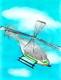 Helikopter - autor: Amy💖🦄