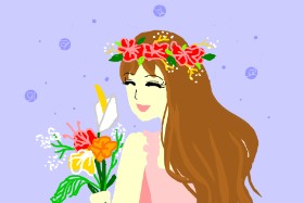Рисунок на тему «Цветок» — автор: 911 👻