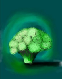 Walter nonwhite の ブロッコリー の絵