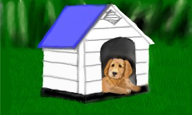 Tim の 犬小屋 の絵
