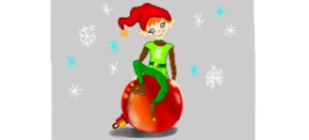 DebbyLee の クリスマスエルフ の絵