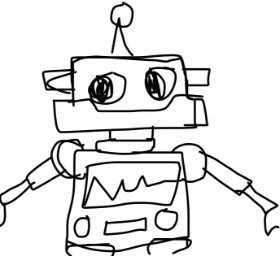sophie の ロボット の絵
