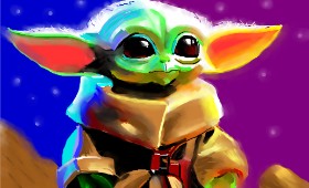 Herbert の ベビーヨーダ の絵