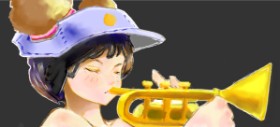 makuro の トランペット の絵
