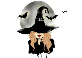 Little penguin の 魔女 の絵