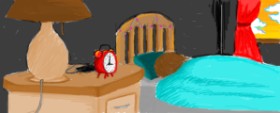 Рисунок на тему «Будильник» — автор: smol
