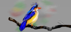 Çhåching の 鳥 の絵