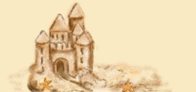 Sandburg-Zeichnung von Suzie
