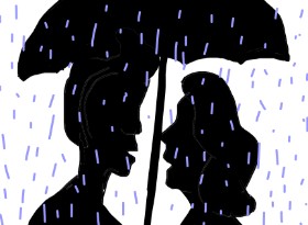 Vicki の 雨 の絵