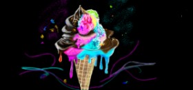 Drawing of Ice cream by Çhåching