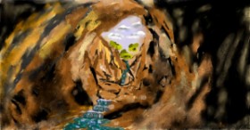 Eclat de Lune の 洞窟 の絵