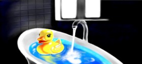 Badewanne-Zeichnung von Çhåching