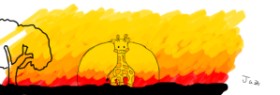 Jaz の キリン の絵