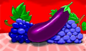 Рисунок на тему «Баклажан» — автор: Flowerpot