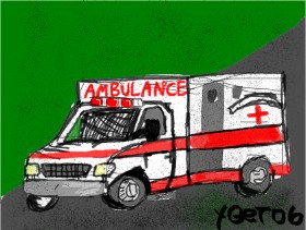 Yeet06 の 救急車 の絵