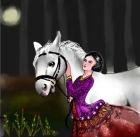 Drawing of Dress by Leah