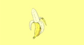 hi there の バナナ の絵