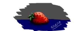 Drawing of Strawberry by I am Period