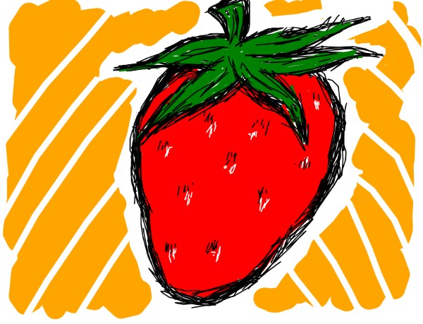 Drawing of Strawberry by SugaKookies