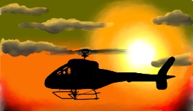 Helikopter - autor: Solin