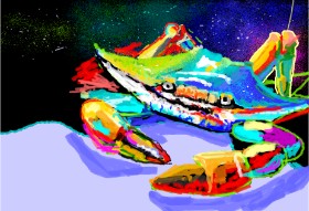 Рисунок на тему «Краб» — автор: 𝐓𝐎𝐏𝑅𝑂𝐴𝐶𝐻™