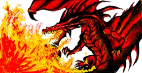 Pepper の ドラゴン の絵