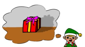 Lina の クリスマスエルフ の絵