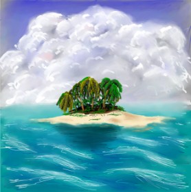 Otok - autor: Andromeda