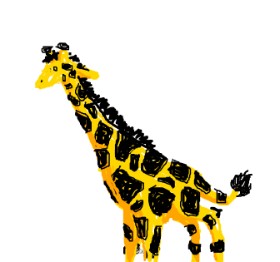 bebo の キリン の絵