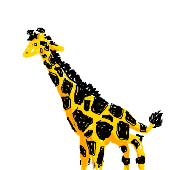 bebo の キリン の絵