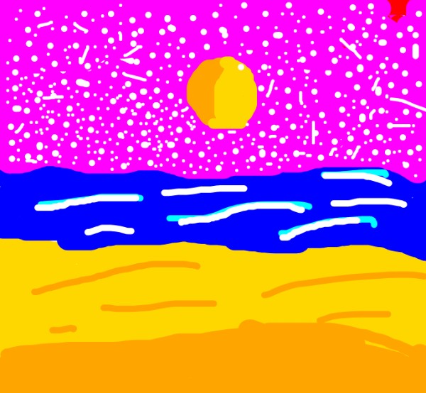 HATTRICK の ビーチ の絵