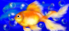 DebbyLee の 金魚 の絵