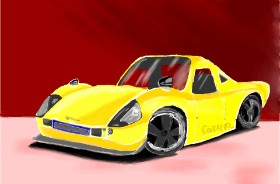 Drawing of Car by Wizard
