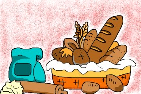 Рисунок на тему «Хлеб» — автор: InessA