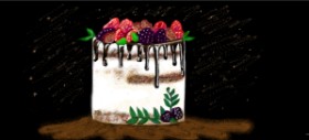Çhåching の ケーキ の絵