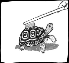 Danpah の カメ の絵