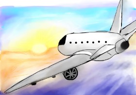 Bri の 飛行機 の絵