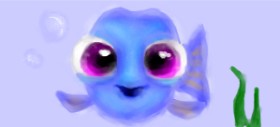 Kiara🤍 の 魚 の絵