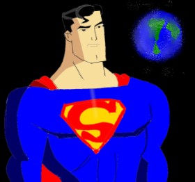 Alex Berrhto の スーパーマン の絵