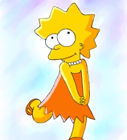 MEL の リサ・シンプソン の絵