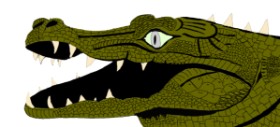 Em の アリゲーター の絵