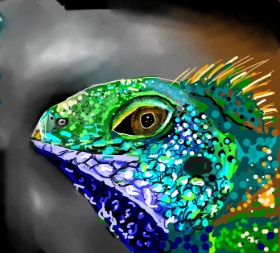 Elliev の トカゲ の絵