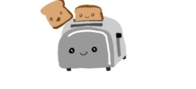 Rain の トースター の絵