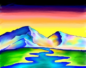 Freny の 川 の絵